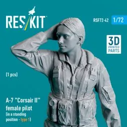 A-7 "Corsair II" female pilot type 1 1:72