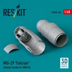 MiG-29 "Fulcrum" exhaust nozzles for GWH 1:48