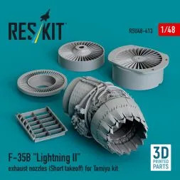 F-35B "Lightning II" exhaust nozzles (Short takeoff) for Tamiya 1:48