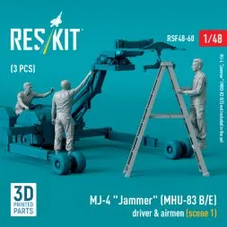 MJ-4 "Jammer" (MHU-83 B/E) driver & airmen (scene 1) 1:48