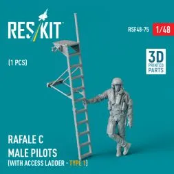 Rafale C pilot with ladder - type 1 1:48