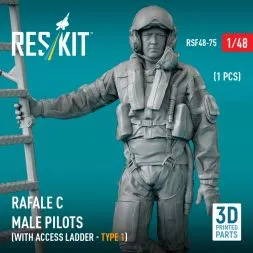 Rafale C pilot with ladder - type 1 1:48
