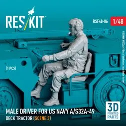 US NAVY A/S32A-49 Deck Tractor driver (scene 3) 1:48