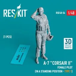 A-7 "Corsair II" female pilot (standing - type 1) 1:48