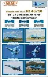 Ukrainian Air Force - Su-27 digital comouflage (Acrylic Lacquer)