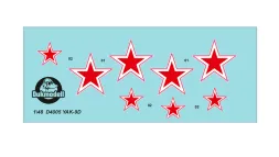 Yak-9 Red stars 1:48