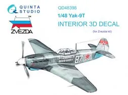 Yak-9T Interior for Zvezda 1:48
