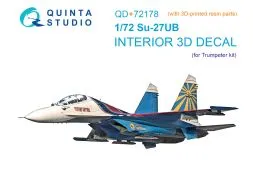 Su-27UB Interior (w/ resin parts) for Trumpeter 1:72