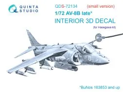 AV-8B late Interior (small) for Hasegawa 1:72