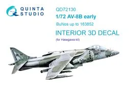 AV-8B early Interior for Hasegawa 1:72