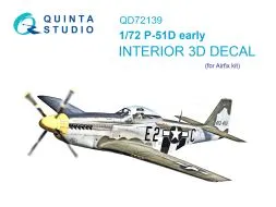 P-51D early Interior for Airfix 1:72