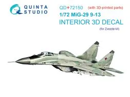 MiG-29 9-13 Interior(w/ resin parts) for Zvezda 1:72
