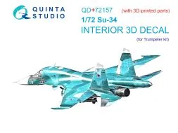 Su-34 interior (w/ resin parts) for Trumpeter 1:72