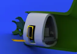 Bf 109G-6 radio compartment 1:48