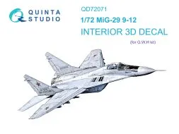 MiG-29 9-12 interior for GWH 1:72