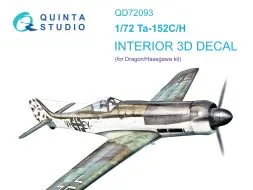 Ta 152C/H interior for Dragon 1:72