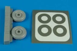 Macchi C.202/205 wheel & paint masks 1:48