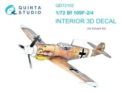 BF 109F-2/4 interior for Eduard 1:72