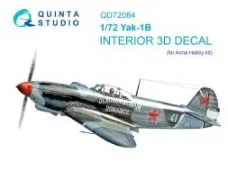 Yak-1B interior for Arma Hobby 1:72