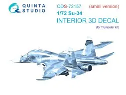 Su-34 interior (small) for Trumpeter 1:72