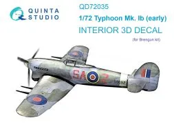 Hawker Typhoon Mk.1b (early) Interior for Brengun 1:72