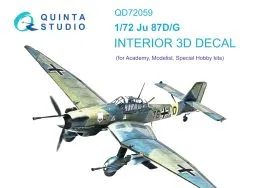 Ju 87 D/G interior for Academy 1:72