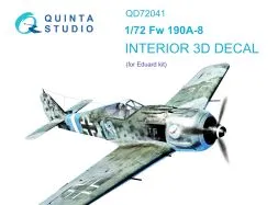 Fw 190A-8 interior for Eduard 1:72