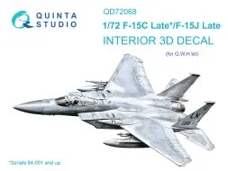 F-15C Late/F-15J Late Interior for GWH 1:72