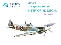 Spitfire Mk.VIII interior for Eduard 1:72
