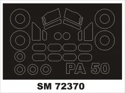 Percival P 50 mask for VALOM 1:72