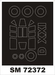 Fokker D XXI mask for Special Hobby 1:72