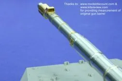Centauro gun barrel - 105 mm L/52 1:35