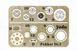 Fokker Dr.I - Instrument panel 1:32