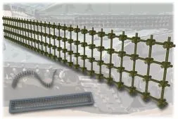 Anti-cumulative mesh for T-90M,T-80BVM, T-72B3M 1:35