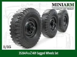 UаZ-469 Sagged wheel set 1:35
