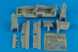 F-16B Block 15/20 cockpit set for Kinetic 1:48