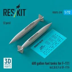 F-111 600 gallon fuel tanks 1:72
