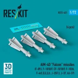 AIM-4D "Falcon" missiles 1:72