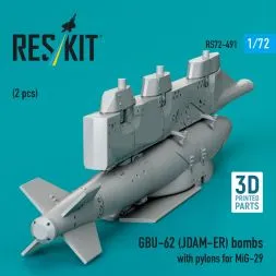 GBU-62 (JDAM-ER) bombs w/ pylons for MiG-29 1:72