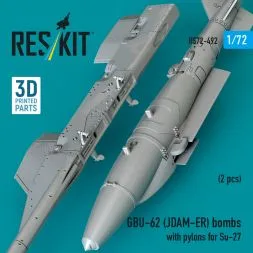 GBU-62 (JDAM-ER) bombs w/ pylons for Su-27 1:72