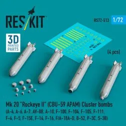 Mk 20 "Rockeye II" (CBU-59 APAM) 1:72
