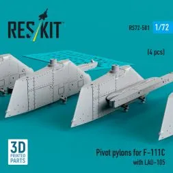 F-111C Pivot pylons w/ LAU-105 1:72