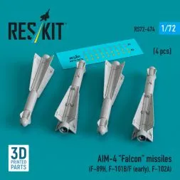 AIM-4 "Falcon" missiles 1:72
