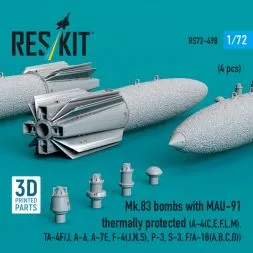 Mk.83 bombs with MAU-91 thermally protected 1:72