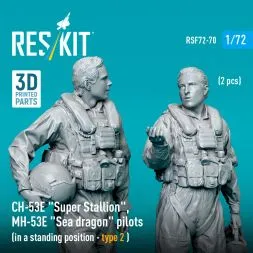 CH-53E/ MH-53E pilots (standing - type 2) 1:72