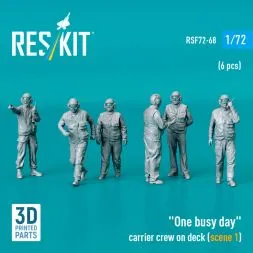 US carrier deck crew - scene 1 "One busy day" 1:72
