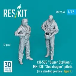 CH-53E/ MH-53E pilots (standing - type 1) 1:72