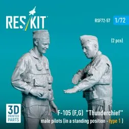 F-105 (F, G) pilots (standing - type 1 ) 1:72