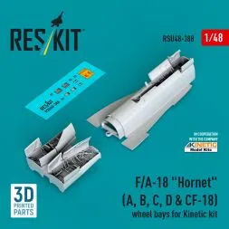 F/A-18 "Hornet" wheel bays for Kinetic 1:48