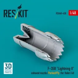 F-35B exhaust nozzle (Parked/Fly) for Italeri 1:48